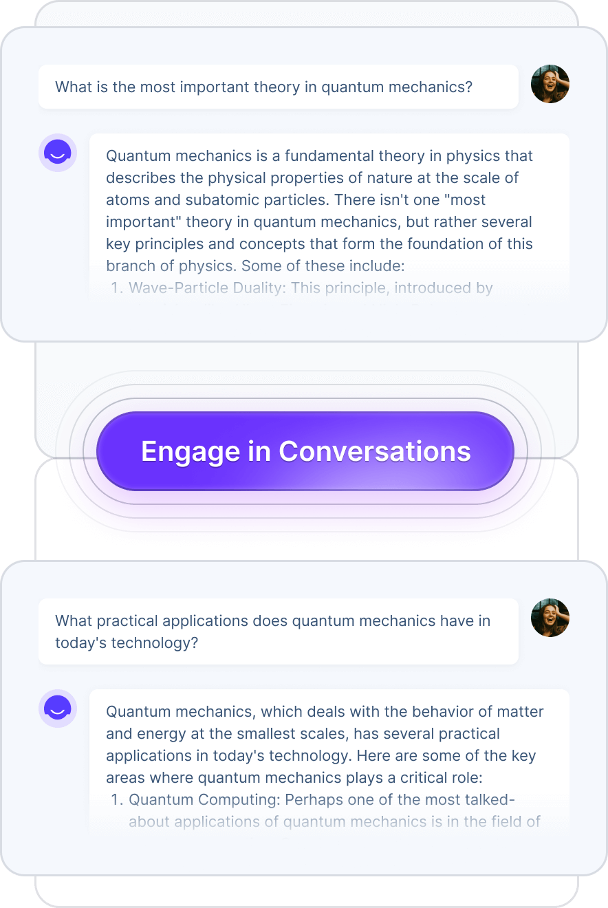 Engage in Conversations